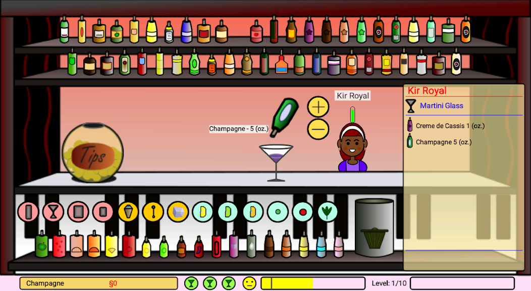 Cocktail Bar: Bartender Game screenshot