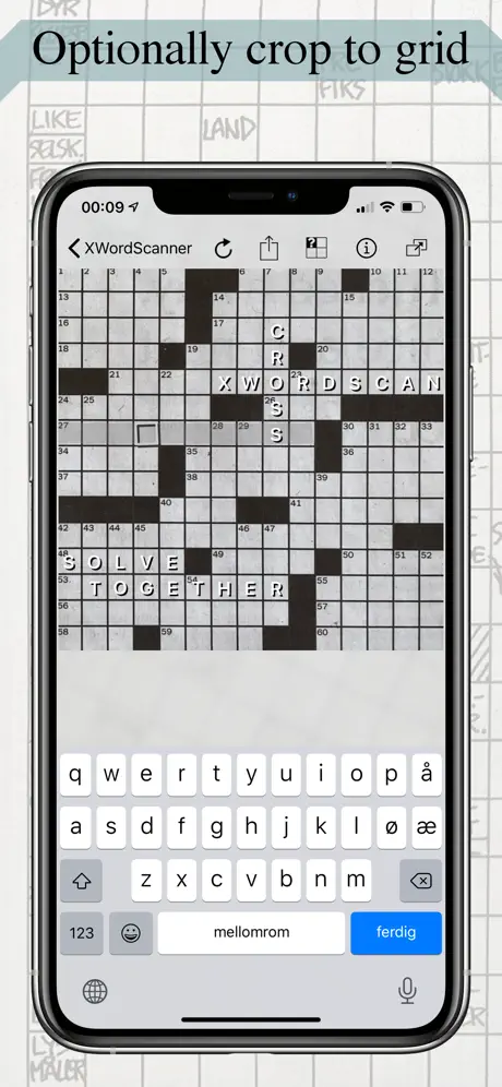 Crossword Scanner Coop screenshot