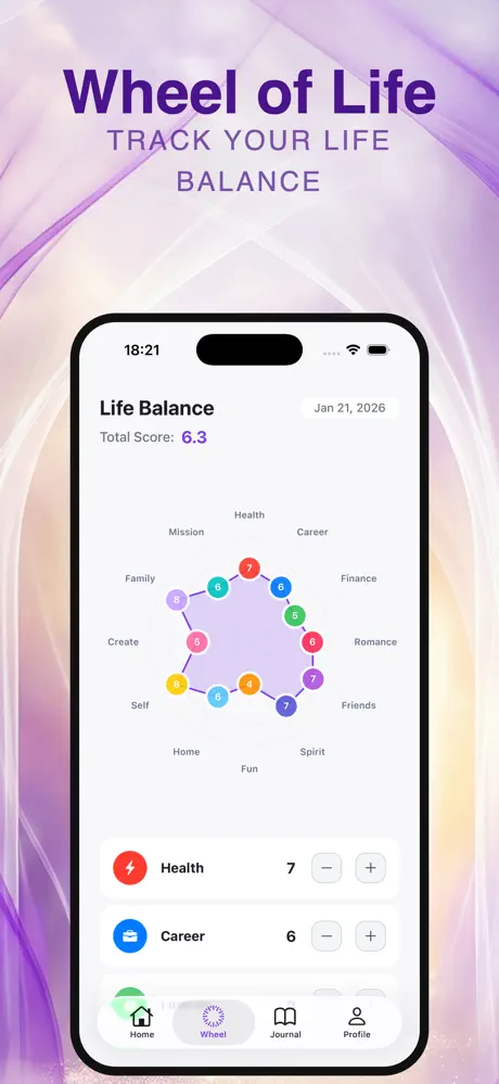 My Insights: Balance Wheel screenshot